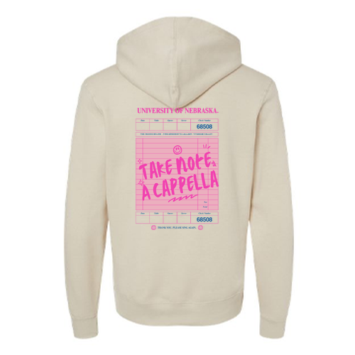 Take Note Ticket Hoodie