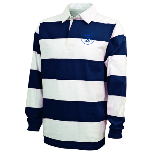 Charles River Classic Rugby Shirt -- Navy / White