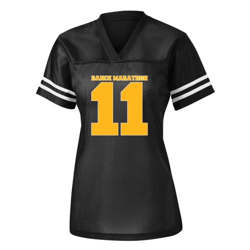 Sport-Tek Ladies Posicharge Replica Jersey -- Black / White