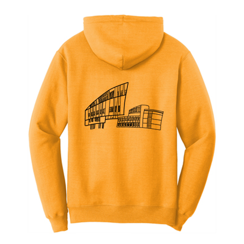 Port and Company Core Fleece Pullover Hooded Sweatshirt -- Gold