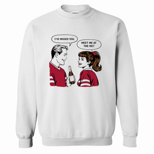Gildan Heavy Blend Crew Neck Sweatshirt -- White