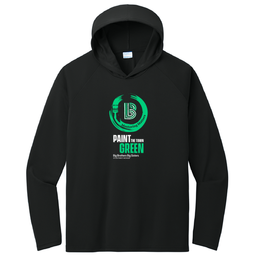 Port & Company Performance Pullover Hooded Tee -- Jet Black