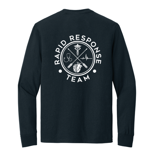 District Made Soft Perfect Tri Long Sleeve Tee -- New Navy