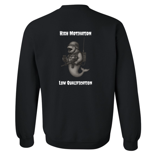 Gildan Heavy Blend Crew Neck Sweatshirt -- Black