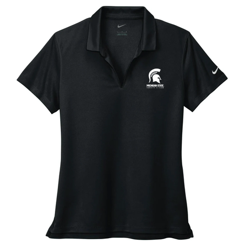 Nike Ladies Dri-Fit Micro Pique 2.0 Polo -- Black
