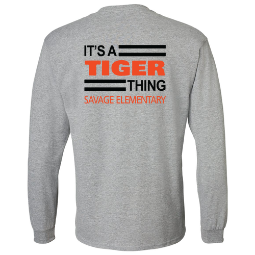 Gildan DryBlend 50/50 Longsleeve T-Shirt -- Sport Grey