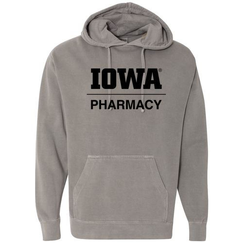 Comfort Colors Garment Dyed Hooded Pullover Sweatshirt -- Grey