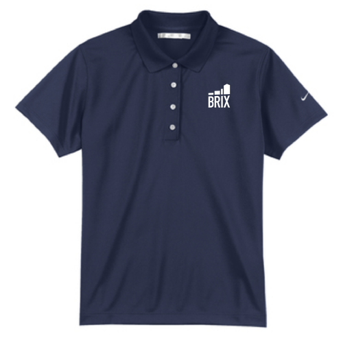 Nike Ladies Tech Basic Dri Fit Polo -- Midnight Navy