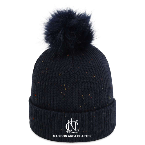 Imperial The Montage Pom Cuffed Beanie -- Navy