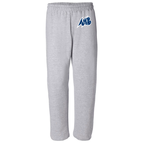 Gildan Heavy Blend Open Bottom Sweatpants -- Sport Grey