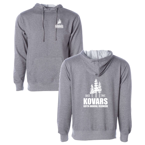 Independent Trading Midweight Hooded Sweatshirt -- Gunmetal Heather