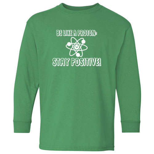 YOUTH Gildan Heavy Cotton Longsleeve -- Irish Green