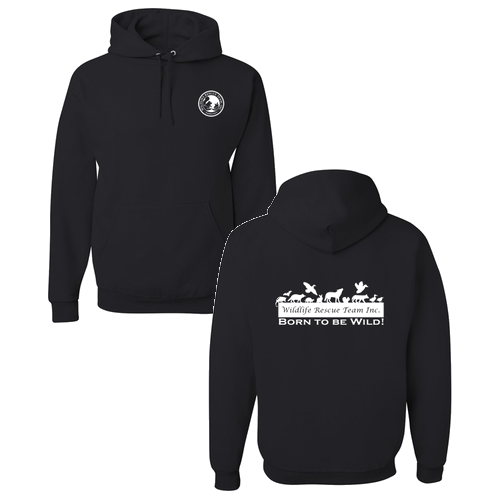 Jerzees 8 oz 50/50 Nublend Adult Hooded Sweatshirt -- Black