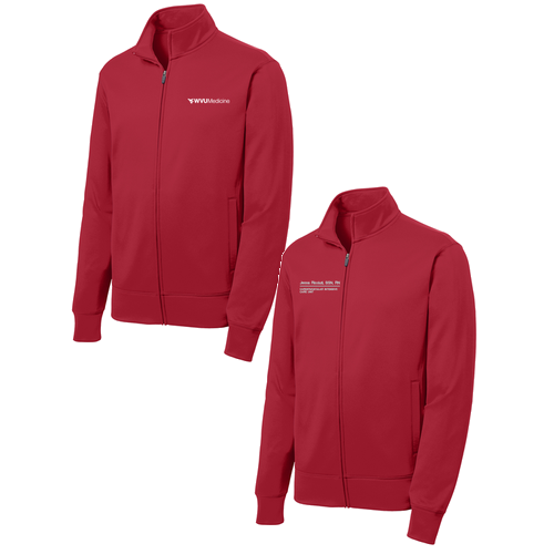 Sport-Tek Sport-Wick Fleece Full-Zip Jacket -- Deep Red