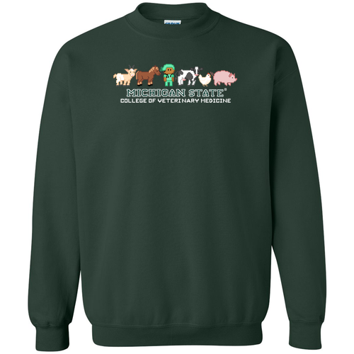 Gildan Heavy Blend Crew Neck Sweatshirt Farm Animals (2)