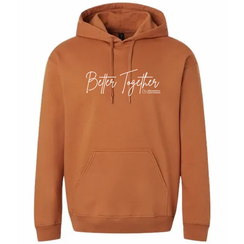 Better Together Gildan Softstyle Pullover Hooded Sweatshirt -- Texas Orange