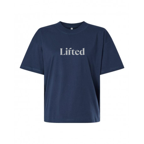 LAT Relaxed Crew Tee -- Denim