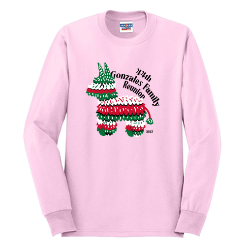 Jerzees Dri-Power Active Adult Longsleeve Tee -- Classic Pink