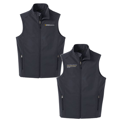 Port Authority Core Soft Shell Vest -- Battleship Grey
