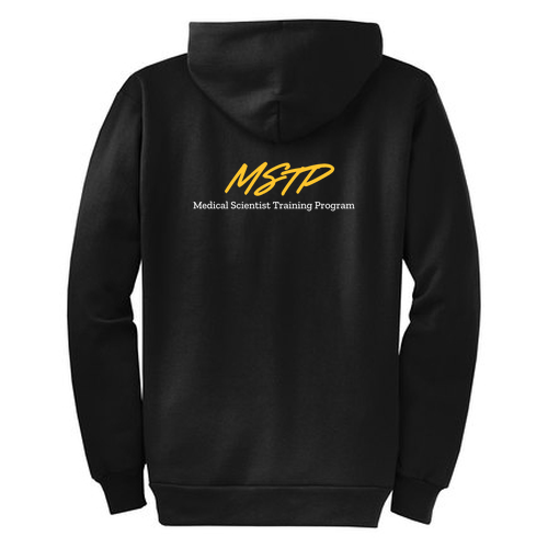 Port and Company Classic Full Zip Hooded Sweatshirt -- Jet Black