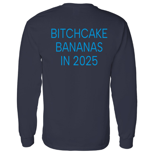 Gildan Heavy Cotton Longsleeve Basic T-Shirt -- Navy