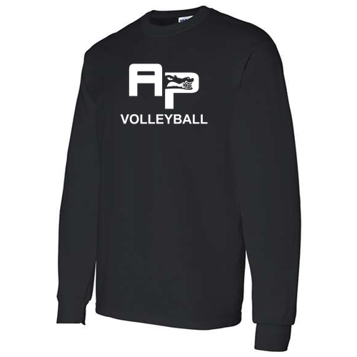 Gildan Heavy Cotton Longsleeve Basic T-Shirt -- Black