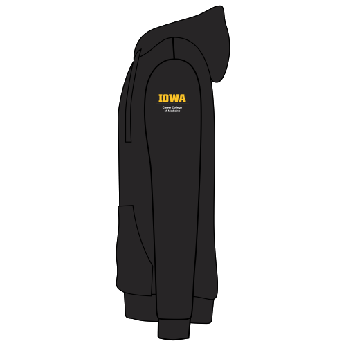 Sport-Tek PosiCharge Tri-Blend Wicking Fleece Hooded Pullover -- Black Triad Solid