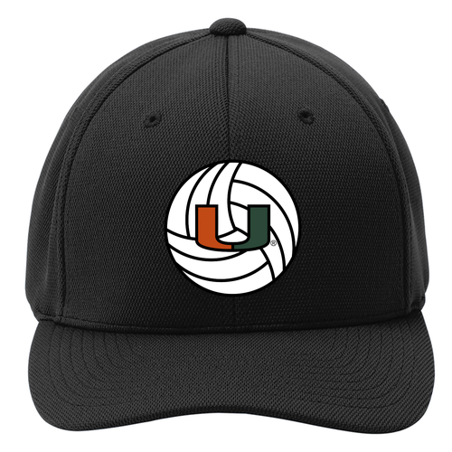 Flexfit Black Cool & Dry Poly Block Mesh Hat