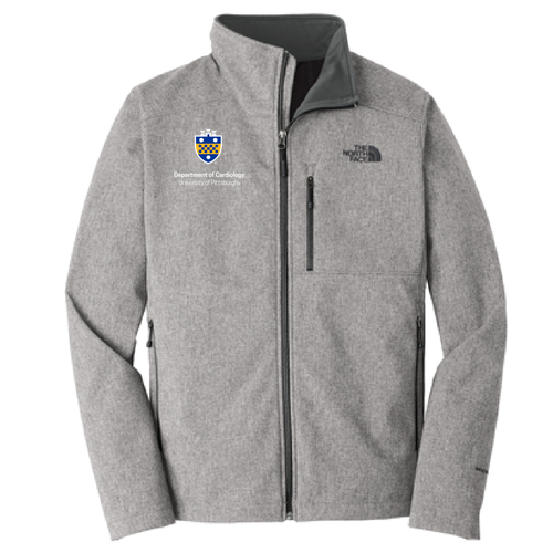 Cardiology North Face Soft Shell Jacket -- Medium Grey Heather