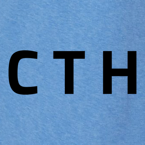 Ladies Adidas 3-Stripes Quarter-Zip Sweater -- Focus Blue Melange, CTH logo, 20 points