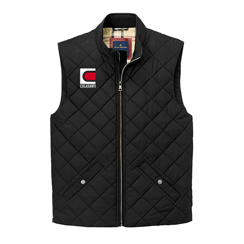 Brooks Brothers Quilted Vest -- Deep Black