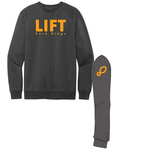 LIFT Park Ridge Crewneck Sweatshirt -- Charcoal