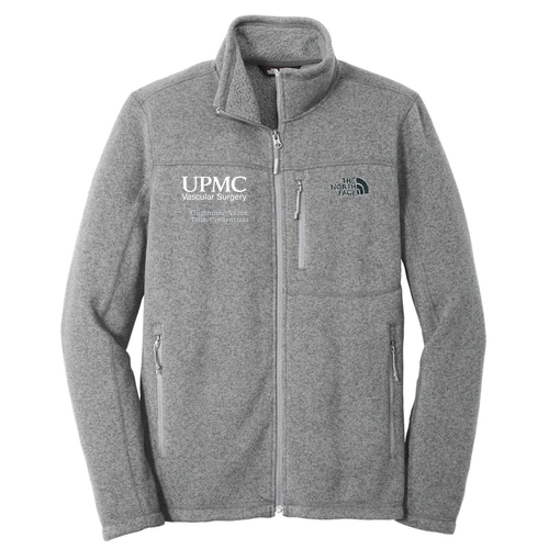 The North Face Sweater Fleece Jacket -- Medium Grey Heather
