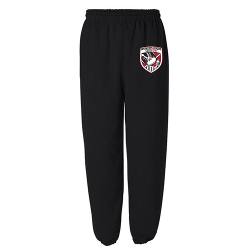 Gildan Elastic Bottom Sweatpants -- Black