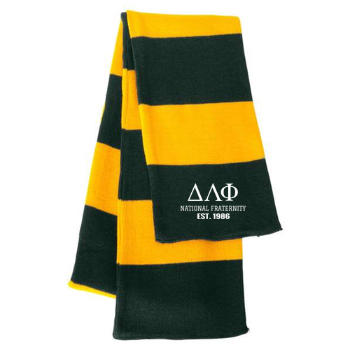 Sportsman Rugby Scarf -- Forest / Gold