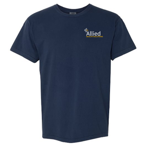 Screen Printed Comfort Colors Heavyweight Adult T-Shirt -- True Navy