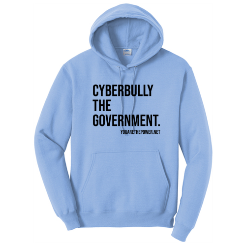 Cyberbully The Government Hoodie -- Light Blue