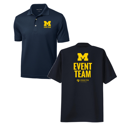 Sport Tek Dri Mesh Sport Shirt -- Navy