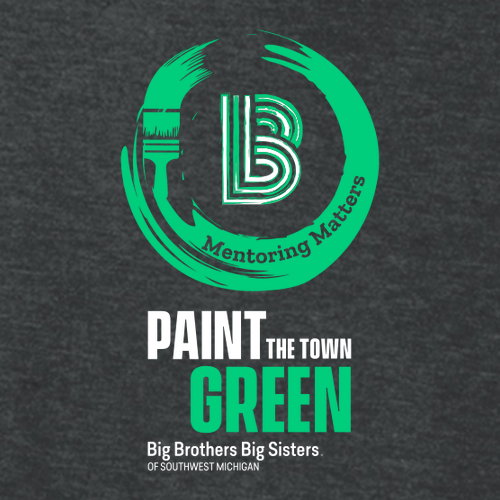 District Made Ladies Perfect Tri 3/4 Sleeve Raglan -- Black Frost / Black