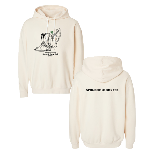 Comfort Colors Unisex Garment-Dyed Lightweight Fleece Hooded Sweatshirt -- Ivory