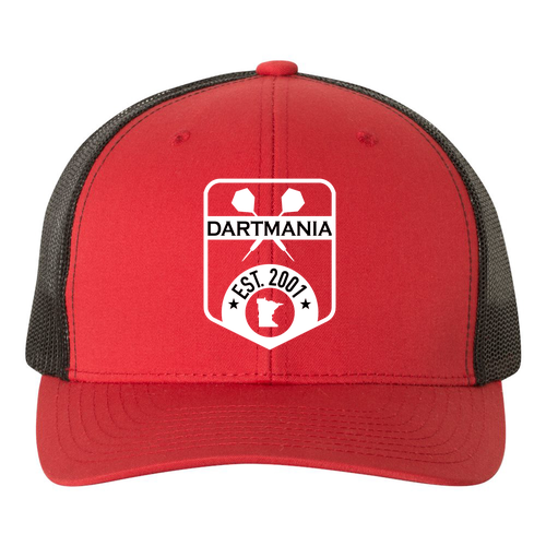 Yupoong Retro Trucker -- Red / Black