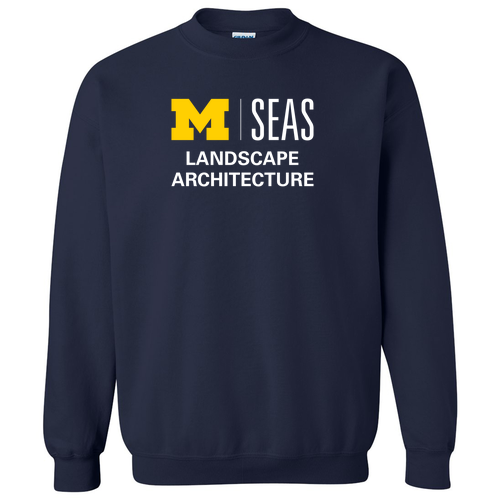 Crew Neck Sweatshirt -- Navy