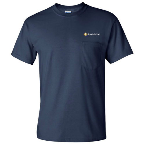 Gildan Ultra Cotton T-Shirt with Pocket -- Navy