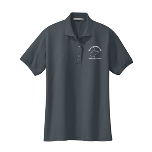 Port Authority Ladies Silk Touch Sport Shirt. -- Steel Grey