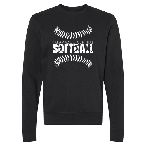 J. America BTB Fleece Crew -- Black
