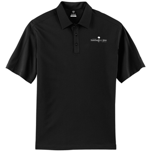 Black Nike Tech Sport Dri Fit Polo