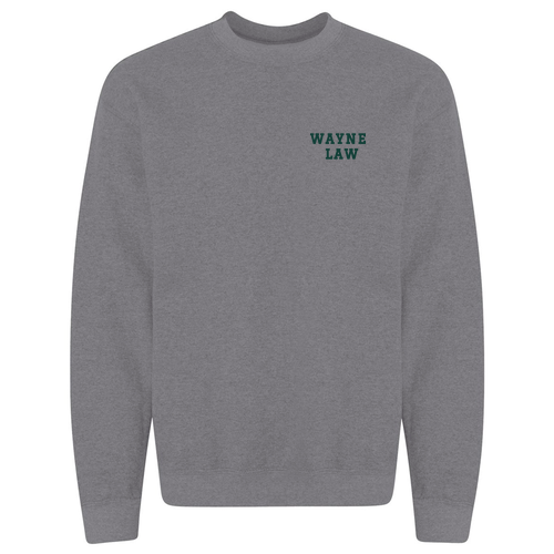 [EMBROIDERED] Gildan Heavy Blend Crewneck -- Graphite Heather