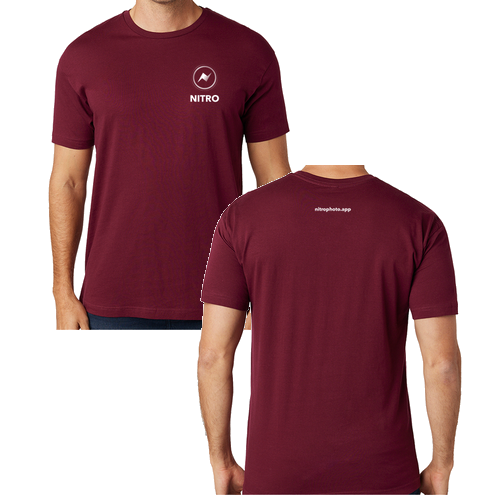 Cotton Heritage Unisex Short Sleeve T-Shirt --- Maroon