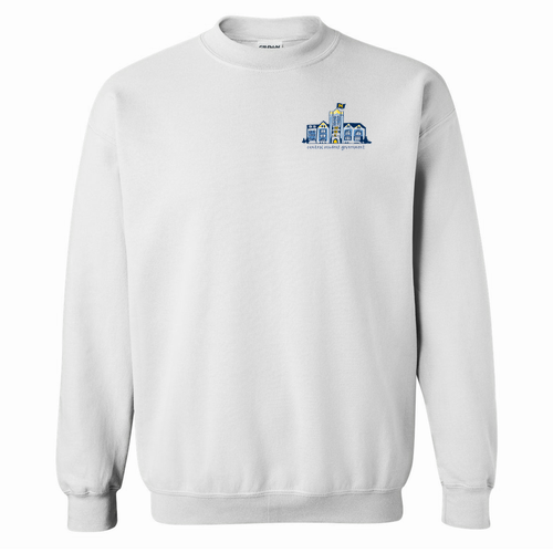 Heavy Blend Crew Neck Sweatshirt -- White