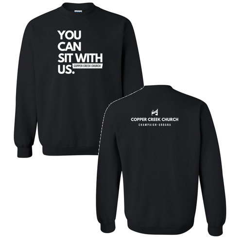 Gildan Heavy Blend Crew Neck Sweatshirt -- Black